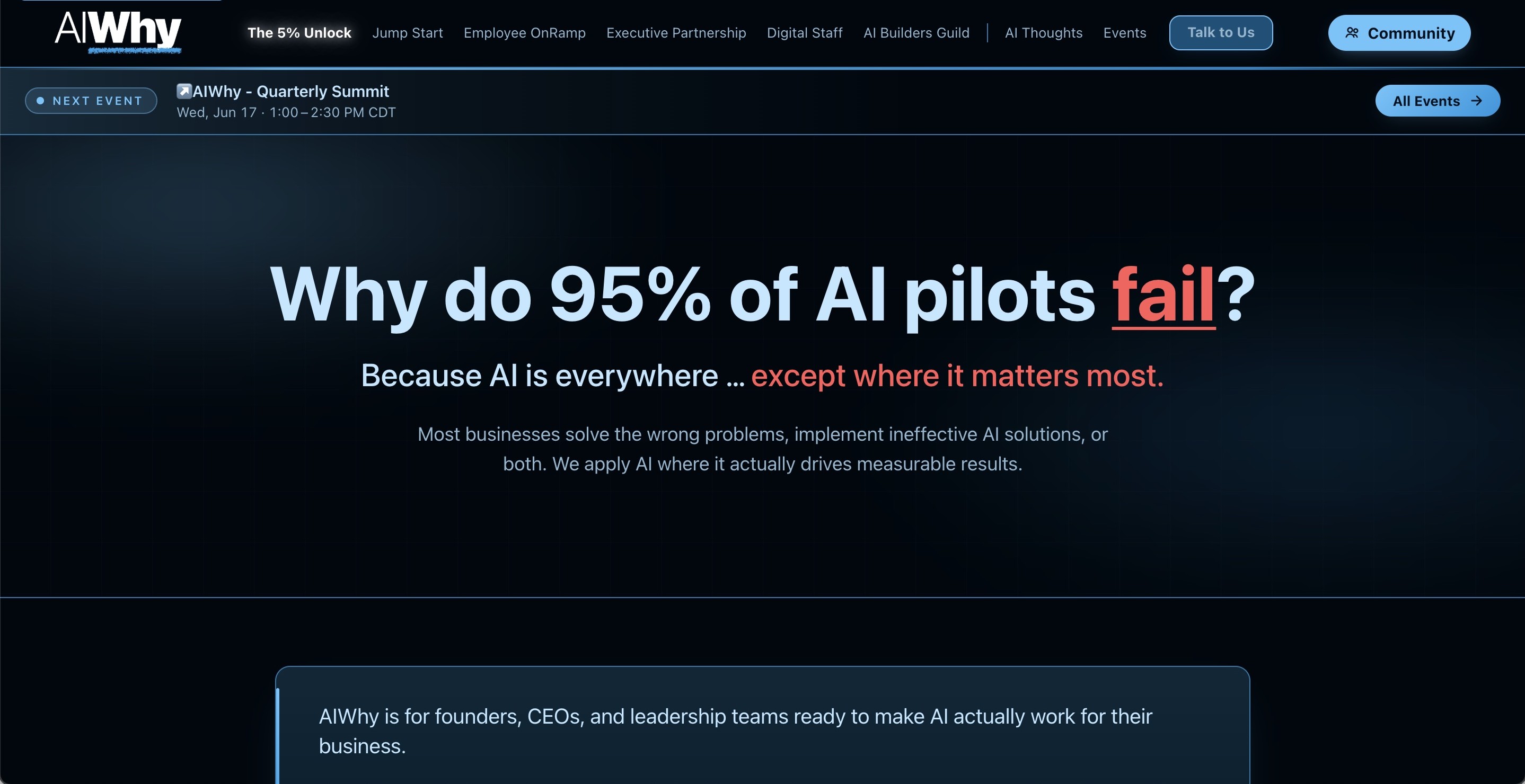 AI Practice website