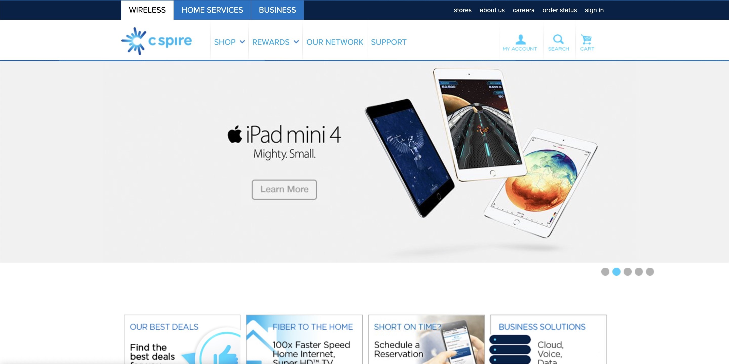 C Spire website