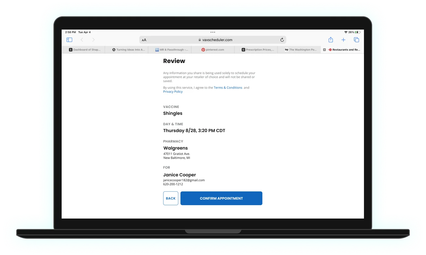2023 version: Reviewing the appointment